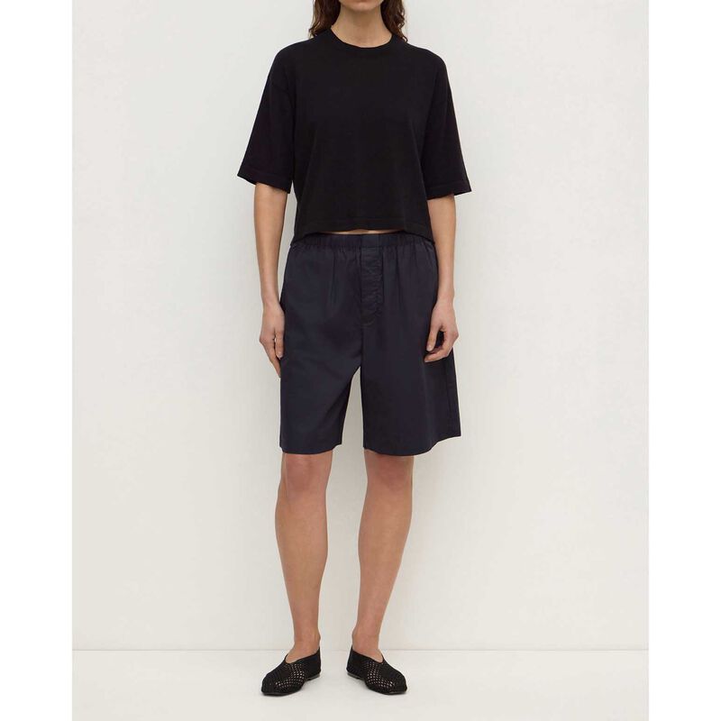 Assembly Label Riley Poplin Short True Navy image number 3